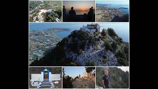 Παναγια Τσαμπικα Η Ψηλη Ρόδος  Tsambika Monastery in Rhodes Greece  4K [upl. by Ranitta]