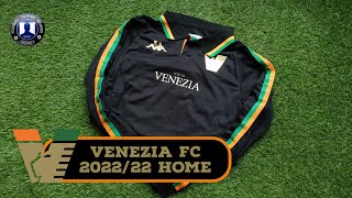 Venezia FC 202223 home jersey unboxing FAN VERSION Long sleeve Fofoshop Veneziafc Futbol [upl. by Nixon]