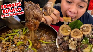 Famous Bulalo Bone Marrow sa Laon Laan Manila Philippines [upl. by Annwahsal982]