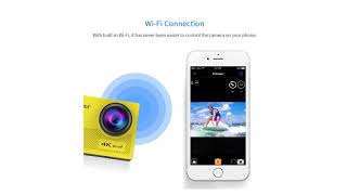 Crosstour Action Camera 4K WIFI Underwater Cam 16MP Ultra HD Waterproof Sports Camera w [upl. by Victorie115]