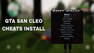 HOW TO INSTALL CLEO MOD IN GTA SAN ANDREAS ANDROID  SCRIPTS CHEATS MANU IN GTA SAN ANDREAS MOBILE [upl. by Tremml]