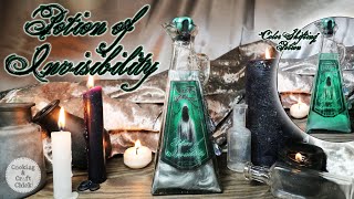 Potion of Invisibility  Cloaking Properties  Color Changing Potion  DIY Prop Bottle Harry Potter [upl. by Linker]