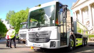 CEMEX Mercedes Benz Econic Hi Visibility Safety Truck [upl. by Secnarf]