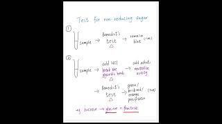 Alevel test for non reducing sugar [upl. by Aicram131]