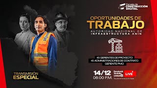 👷Oportunidad Laboral  Autoridad Nacional de Infraestructura 🏗 [upl. by Gotthard]