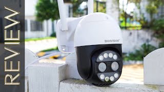 Boavision Duallens 8x Zoom PTZ WiFi IP Security Camera Review [upl. by Litha]