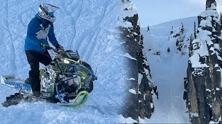 Chute Climbing With 1 SKI [upl. by Fabron974]