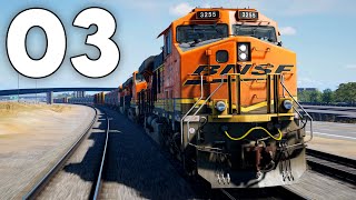 First Time Driving a 400000lb Diesel Locomotive  Train Sim World 5  Part 3 [upl. by Helene944]