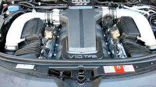 Audi RS6 V10 engine sound [upl. by Odnomra]