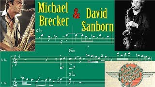 Rocks  David Sanborn amp Michael Brecker Solo Transcription Brecker Brothers 1975 [upl. by Neitsabes]