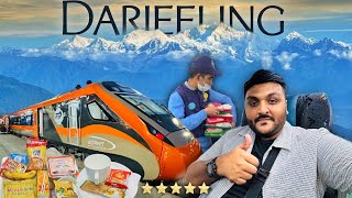 Upgraded Vande Bharat Train journey to Darjeeling  Howrah to NJP  IRCTC food review amp more [upl. by Nikolia]