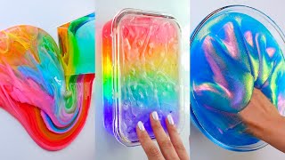 Satisfying Slime ASMR  Relaxing Slime Videos Compilation No Talking No Music No Voiceover [upl. by Joanie]