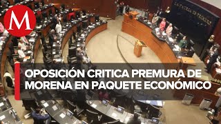 Comisiones en Senado se declaran en sesión permanente para discutir Paquete Económico [upl. by Marquardt]