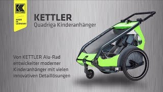 KETTER Quadriga Kinderanhänger mit vielen innovativen Detaillösungen [upl. by Idas195]