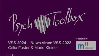 MATLAB toolbox talks 2024  PsychToolbox technology updates [upl. by Nosam]