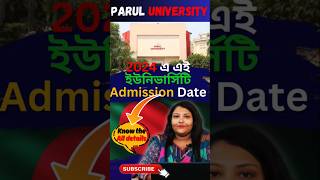 Parul University For Bangladeshi Students StudyInIndiaBangladeshiStudentsInIndiaStudyAbroad [upl. by Aerdnaed]