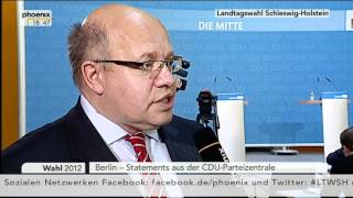 Peter Altmeier Parlamentarischer Geschäftsführer der CDU zum Wahlausgang [upl. by Nedroj708]