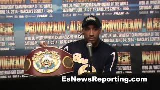 Demetrius Andrade post fight EsNews [upl. by Acirema]