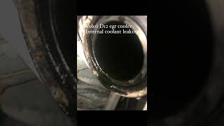 Volvo D12 egr cooler Internal coolant leaking [upl. by Horbal]