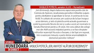 VASILICĂ POTECĂ „IERI AM FOST ALĂTURI DE REZERVIȘTI” [upl. by Rettig120]