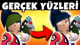 TÜM BRAWL STARS KARAKTERLERİNİN GERÇEK YÜZLERİ 😱 Ve Gizemleri [upl. by Concordia]