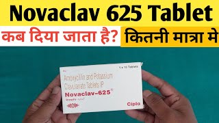 Novaclav 625 Tablet  Novaclav 625 Uses in Hindi  Amoxicillin And Potassium Clavanate Tablet [upl. by Ynaffyt]