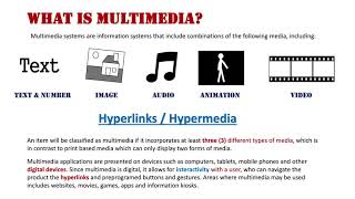 What is Multimedia [upl. by Carrel]