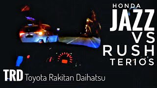 Honda Jazz RS matic VS Toyota Terios Rush Manual [upl. by Consuelo]