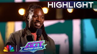 Preacher Lawsons HILARIOUS comedy makes Mel B cry from laughter  AGT Fantasy League 2024 [upl. by Aleik]