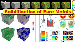 Solidification of Pure Metals  Nucleation and Growth Transformation  Free Energy Change  Crystals [upl. by Faletti470]