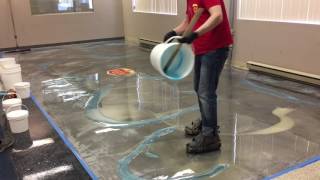 How to Do Amazing Metallic Epoxy Floor [upl. by Webster527]