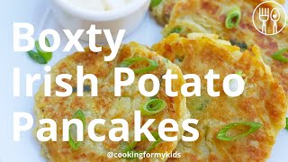 Boxty Irish Potato Pancakes great recipe for leftover mashed potatoes [upl. by Nayd]