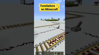 Tuneladora en Minecraft con mod Create ⛏ [upl. by Alek264]