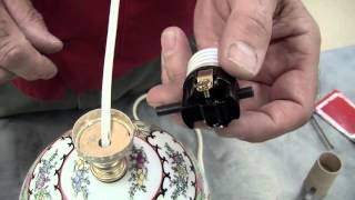 How to replace a lamp switch and socket [upl. by Carmelia]