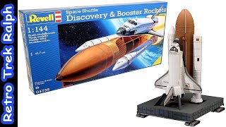 Revell Space Shuttle Discovery amp Booster Rockets Model Review [upl. by Yelmene]