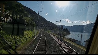 Train cab ride Bellinzona  Luino [upl. by Michal]