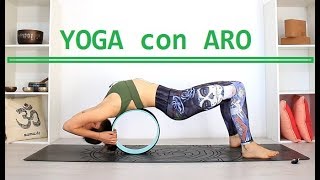 YOGA con ARO para TODO CUERPO  ABDOMEN  ESPALDA flexible  MalovaElena [upl. by Burny66]