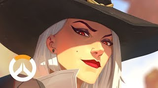 NOW PLAYABLE Ashe Origin Story  Overwatch [upl. by Trebleht481]