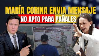 MARIA CORINA ENVÍA UN DOBLE MENSAJE ANTE EL DESPLIEGUE DE DIOSDADO Y PADRINO [upl. by Oigimer]