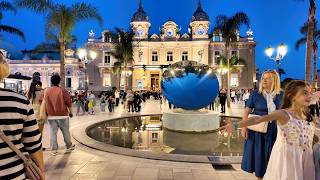 Monaco Walking Tour 28 October ProvenceAlpesCôte dAzur France 4K 60 fps [upl. by Conah]