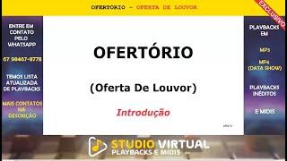 OFERTA DE LOUVOR  PLAYBACK iz [upl. by Yrocal912]