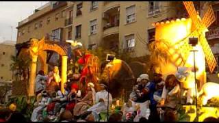 Cabalgata Reyes Magos de Cádiz 2010 1ª parte [upl. by Aihsetan]