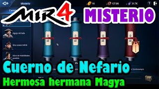 MIR4 Misterio 12  Cuerno de Nefario  Hermosa hermana Magya [upl. by Alleacim]