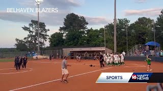 Belhaven softball wins first ever Super Regional [upl. by Airliah]