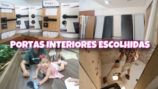 ESCOLHENDO AS PORTAS DO INTERIOR DA CASA 🙏🏻😍 VAMOS EM UM ANIVERSÁRIO COMPRANDO PRESENTE [upl. by Maxine]