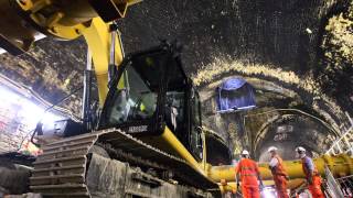 Behind the hoardings Crossrail Connaught Tunnel [upl. by Oludoet]