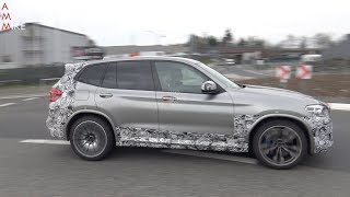 2019 BMW X3 M SPIED TESTING AT THE NÜRBURGRING [upl. by Occor264]