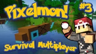 Pixelmon Survival Multiplayer Episode 3  Boss Magikarp wxRpMx13 Riczev amp LittleLizardGaming [upl. by Susejedesoj]