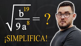 CÓMO simplificar Radicales con FRACCIONES y VARIABLES índice par [upl. by Hengel111]