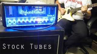 Hughes and Kettner Tubemeister Tube replacement soundtest Mullard Tung Sol [upl. by Sokul402]